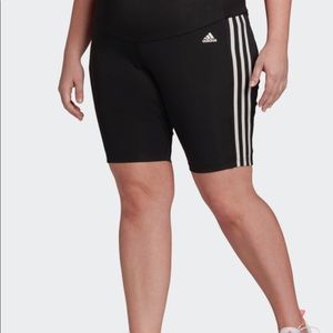 Adidas short tights-3 Stripes NWOT